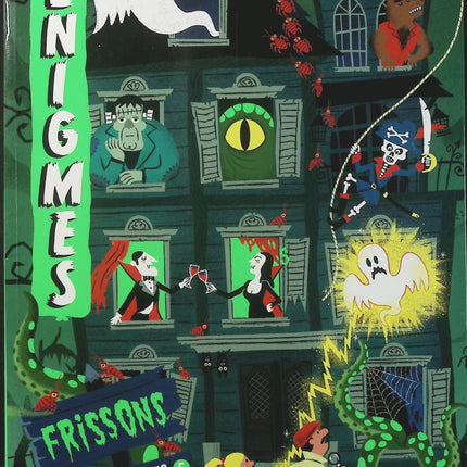 Énigmes à tous les étages Tome 5 Frissons – Paul Martin – Livre de jeux et d’enquêtes mystérieuses pour enfants - Livre