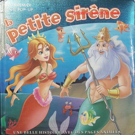 La Petite Sirène, mon premier conte Pop-Up – Livre animé pour enfants, conte féerique avec illustrations en relief - Livre