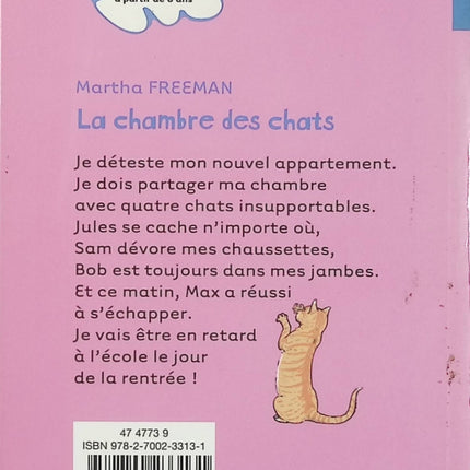 La Chambre des chats – Martha Freeman – roman jeunesse animaux et mystère - Livre