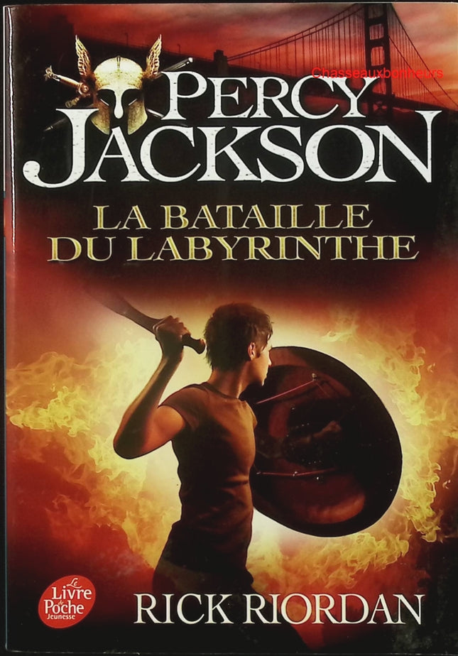 Percy Jackson – Tome 4 : La bataille du labyrinthe – Rick Riordan – roman fantasy jeunesse mythologie grecque - Livre