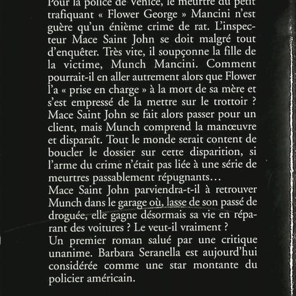 Tous des rats – Barbara Seranella – Polar noir américain et enquête dans les bas-fonds de Los Angeles - Livre