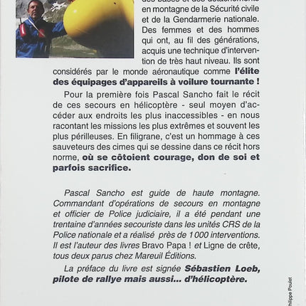 Ascendances - Histoire(s) de secours en hélicoptère - Pascal Sancho - livre