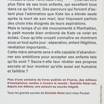 Jeu d'enfant – Danielle Steel – Roman sentimental et saga familiale, secrets de famille, maternité, amour et relations entre générations - Livre