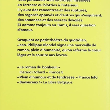 Café sans filtre – Jean-Philippe Blondel, roman contemporain sur les rencontres, les confidences et les relations humaines - Livre