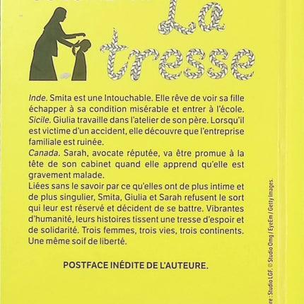 La Tresse – Édition Collector – Laetitia Colombani – Roman contemporain bouleversant sur trois femmes, le destin, le courage et la solidarité féminine - Livre