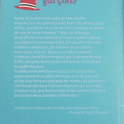 La Cour des grandes Tome 2 – Les Jeux de garçons – Adèle Bréau, roman contemporain sur l’amitié, les relations amoureuses et les jeux de séduction - Livre