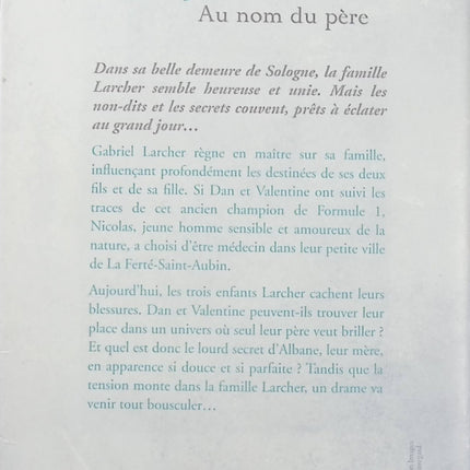 Au nom du père – Françoise Bourdin, roman français sur les secrets de famille, les liens du sang et les choix de vie - Livre