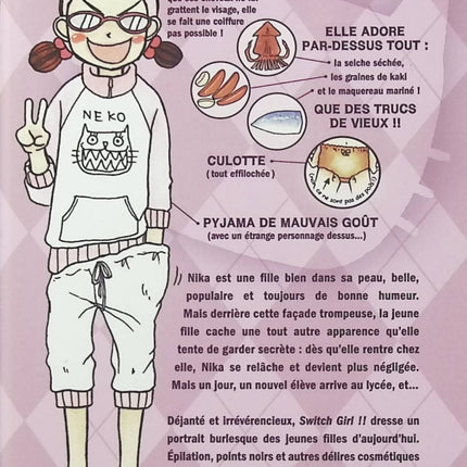 Switch Girl Tome 1 – Natsumi Aida – Manga shojo humoristique, comédie romantique et vie secrète d’une lycéenne - Livre Manga