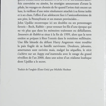 Solos d’amour. Des nouvelles, une séquelle – John Updike – Recueil de nouvelles américaines sur l’amour, le désir et le couple - Livre