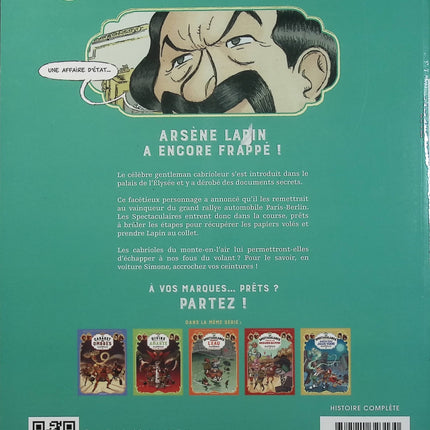 Les Spectaculaires Tome 4 Dépassent les bornes - Régis Hautière et Arnaud Poitevin - BD jeunesse - Aventure - Course automobile - Livre BD