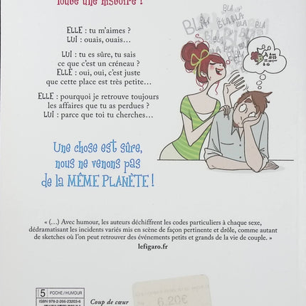Les hommes viennent de Mars, les femmes viennent de Vénus – John Gray, Paul Dewandre, Jif et Nathalie Jomard, guide sur les relations amoureuses et la communication dans le couple - Livre