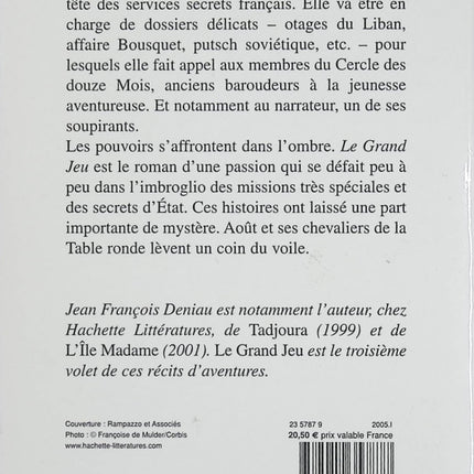 Le Grand Jeu – Jean-François Deniau – Roman d’espionnage et diplomatie française autour des services secrets - Livre