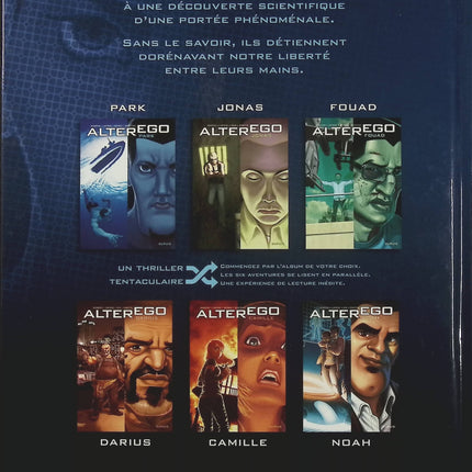 Alter Ego Park – Denis Lapière, Pierre-Paul Renders et Reynès – BD thriller, mystère et science-fiction  - Livre BD