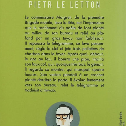 Pietr le Letton - Georges Simenon - Première enquête du commissaire Maigret - Livre