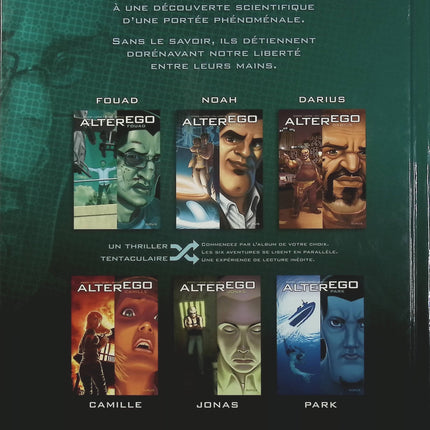 Alter Ego Fouad – Denis Lapière, Pierre-Paul Renders et Reynès – BD thriller, mystère et science-fiction  - Livre BD