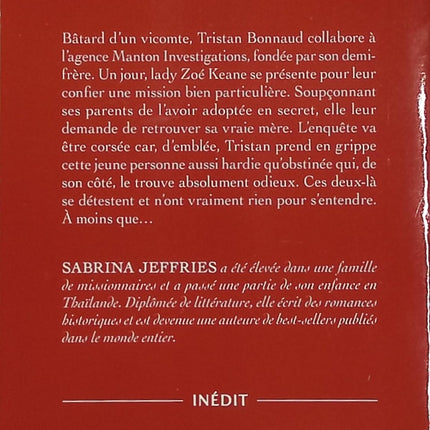 Les Hommes du Duc Tome 3 Les secrets de Lady Zoé – Sabrina Jeffries – Romance historique Regency – secrets, scandale et passion - Livre