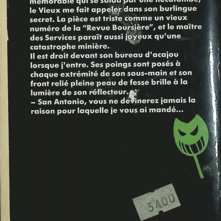 Le Secret de Polichinelle - San-Antonio - Frédéric Dard - Roman policier humoristique - Livre