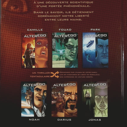 Alter Ego Camille – Denis Lapière, Pierre-Paul Renders et Reynès – BD thriller, mystère et science-fiction  - Livre BD
