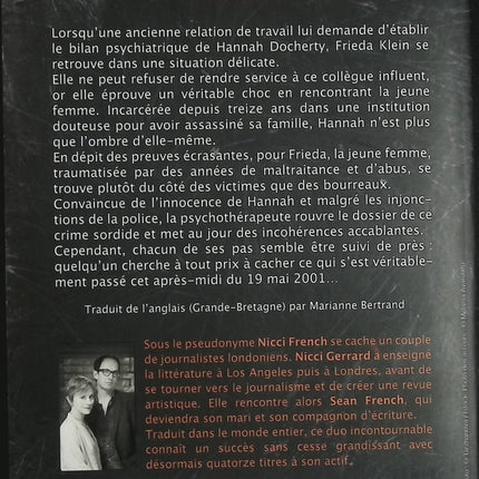 Ténébreux samedi – Au bord de l’abîme – Nicci French – Thriller psychologique et suspense - Livre