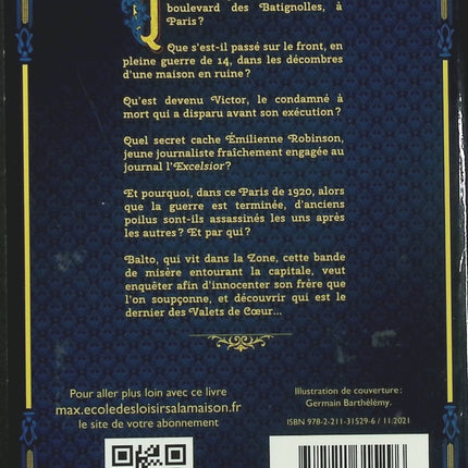 Balto - le dernier des Valets-de-Cœur - Jean-Michel Payet - livre