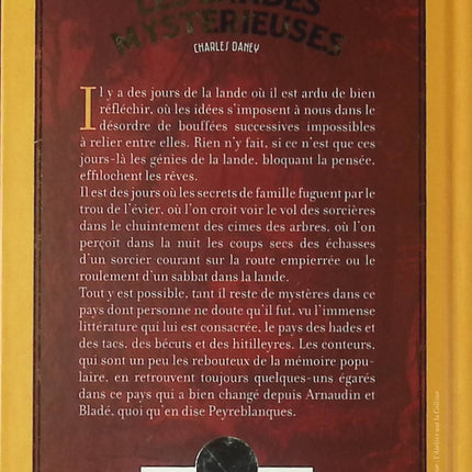 Les Landes mystérieuses – Charles Daney | roman régional suspense Landes secrets et mystères du Sud-Ouest - Livre
