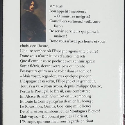 Théâtre classique Ruy Blas Victor Hugo drame romantique Espagne intrigue politique amour livre occasion - Livre