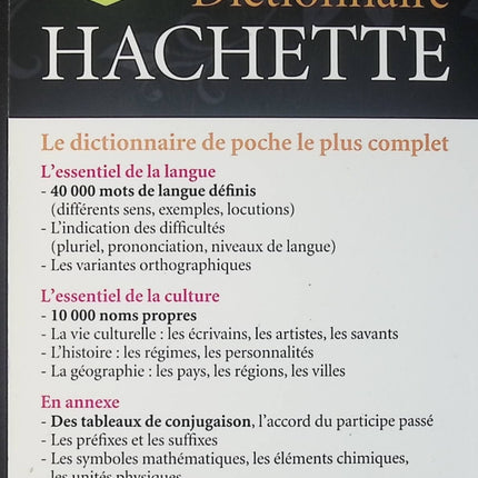 Dictionnaire Hachette Encyclopédique – dictionnaire encyclopédie référence culture générale langue française d'occasion - Livre