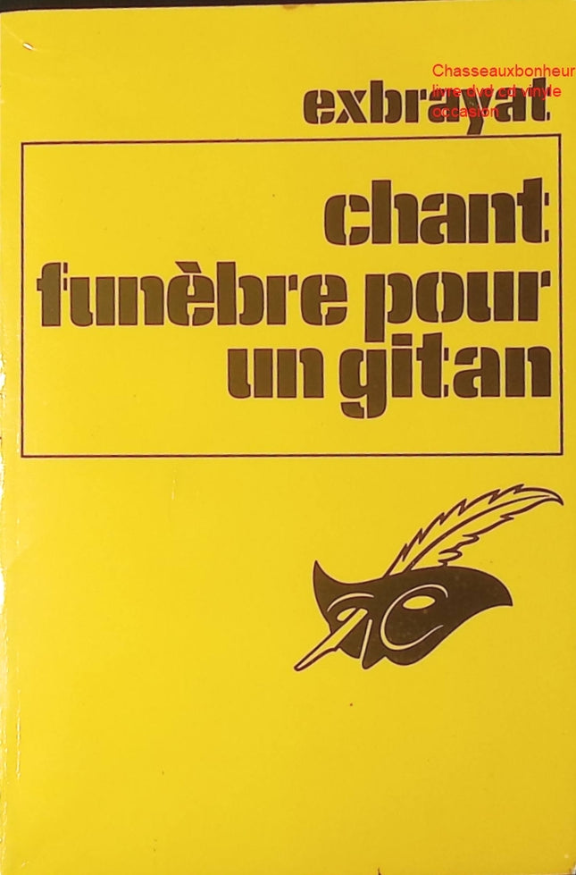 Roman policier Chant funèbre pour un gitan Charles Exbrayat enquête mystère suspense humour livre occasion - Livre