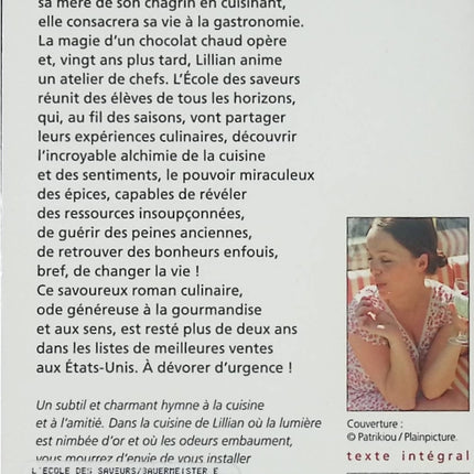 L’École des saveurs – Erica Bauermeister – Roman contemporain gourmand sur la cuisine, les émotions et les liens humains - Livre