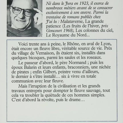 Les Pirates du Rhône – Bernard Clavel – Roman d’aventure et récit fluvial sur la vie au bord du Rhône - Livre