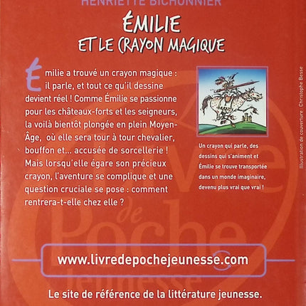 Émilie et le crayon magique – Henriette Bichonnier | album jeunesse fantastique, magie et aventure pour enfants - Livre