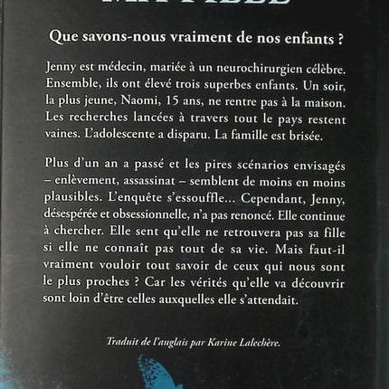 Ma fille – Jane Shemilt – roman thriller psychologique disparition famille secrets suspense d’occasion - Livre