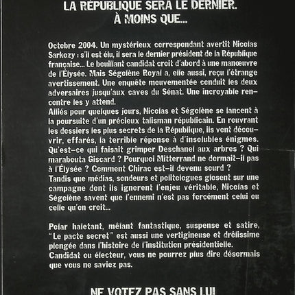 Roman humour Le Pacte secret Albert Algoud Pascal Fioretto satire enquête décalée livre occasion - Livre