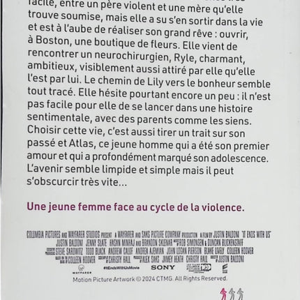 Jamais plus Colleen Hoover édition film livre occasion – roman contemporain amour drame émotion suspense - Livre