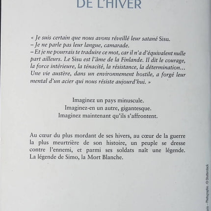 Les Guerriers de l’hiver – Olivier Norek – roman historique guerre Finlande seconde guerre mondiale récit militaire d’occasion - Livre
