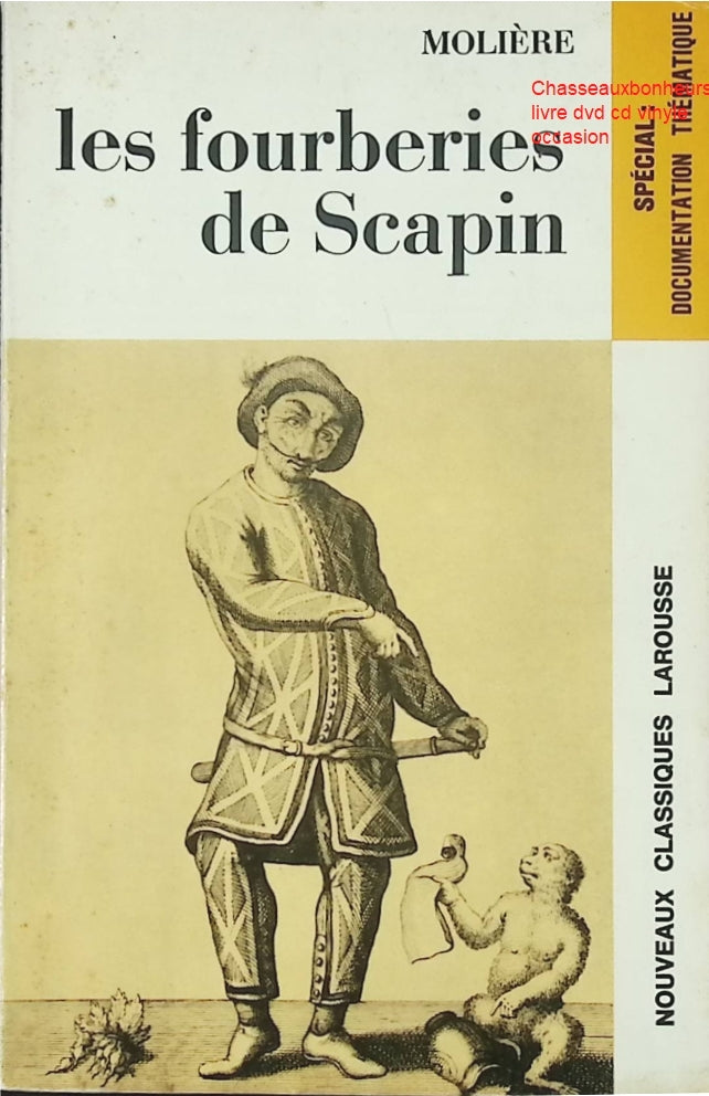Théâtre classique comédie Les Fourberies de Scapin Molière farce intrigues ruses livre occasion - Livre