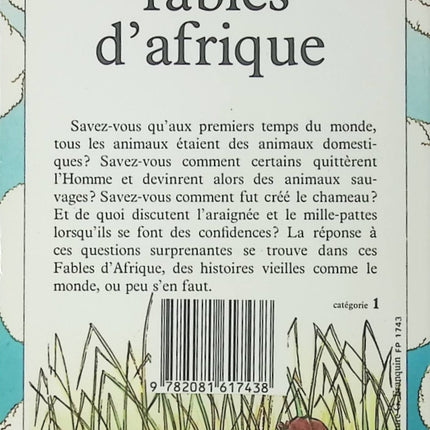 Fables d’Afrique – Jan Knappert | contes africains traditionnels, mythes et récits de sagesse du monde - Livre