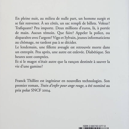 La Chambre des morts – Franck Thilliez – thriller policier, enquête sombre et suspense haletant - Livre
