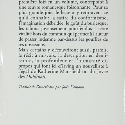 Les Rêves des autres – John Irving – Roman contemporain et saga familiale sur le destin et les trajectoires de vie - Livre