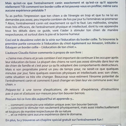L’entraînement d’un Border Collie – éducation chien de berger dressage obéissance comportement canin d’occasion - Livre