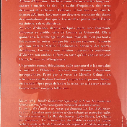Le Lit d’Aliénor Mireille Calmel livre occasion – roman historique médiéval amour intrigue royauté Aliénor d’Aquitaine - Livre