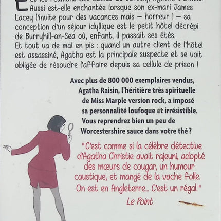 Agatha Raisin Enquête Tome 17 Cache-cache à l’hôtel M. C. Beaton livre occasion – roman policier britannique humour enquête village anglais - Livre