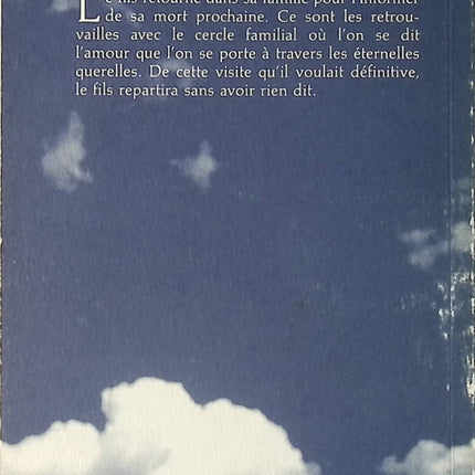 Juste la Fin du Monde – Jean-Luc Lagarce – pièce de théâtre drame famille mort annonce contemporain d'occasion - Livre