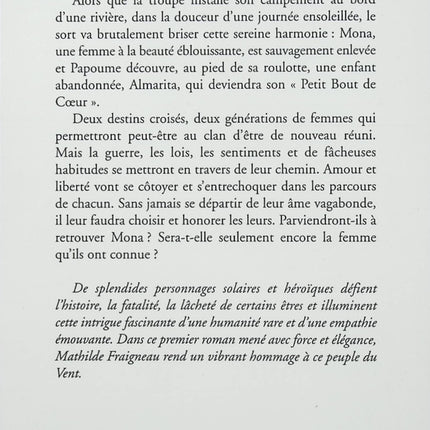Les sentiers de la bohème – Mathilde Fraigneau roman contemporain voyage liberté quête de soi - Livre