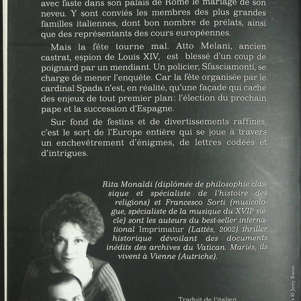 Secretum – Rita Monaldi – thriller historique, complots au Vatican et mystères religieux - Livre