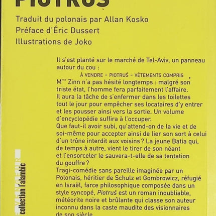 Roman historique émouvant récit jeunesse – Piotrus Leo Lipski - Livre