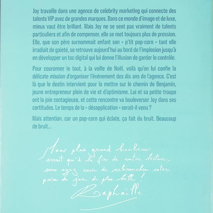 Le spleen du pop-corn qui voulait exploser de joie Raphaëlle Giordano livre occasion – roman feel good développement personnel bonheur émotions - Livre