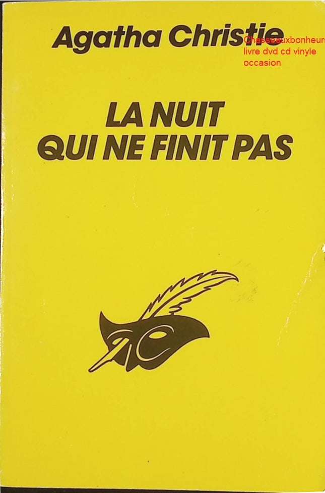 Roman policier classique suspense mystère – La Nuit Qui Ne Finit Pas Agatha Christie - Livre