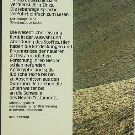 Das Alte Testament – Kreuz Verlag – Texte biblique de l’Ancien Testament en allemand - Livre en Allemand