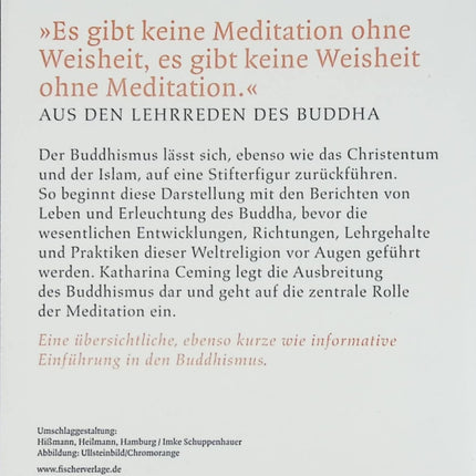 Buddhismus – Eine Einführung – Katharina Ceming – Introduction au bouddhisme et philosophie orientale - Livre en Allemand